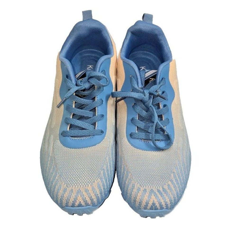 Kricely M003 Trail Running Shoes Blue Peach Ombre Mens 11.5 EU 44 Knit Sneakers